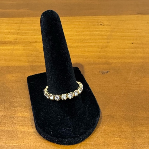 Victoria Emerson Jewelry - Victoria Emerson crystal and gold filled eternity band size 9